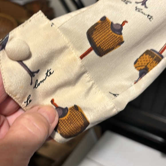 VINTAGE SILK BLOUSE - Picture 3 of 5